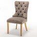 Lot de 2 chaises POIGNEE Clouté en velours pied Gold - image 4