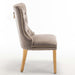 Lot de 2 chaises POIGNEE Clouté en velours pied Gold - image 3