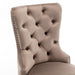 Lot de 2 chaises POIGNEE Clouté en velours pied chromé - image 5
