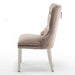 Lot de 2 chaises POIGNEE Clouté en velours pied chromé - image 6