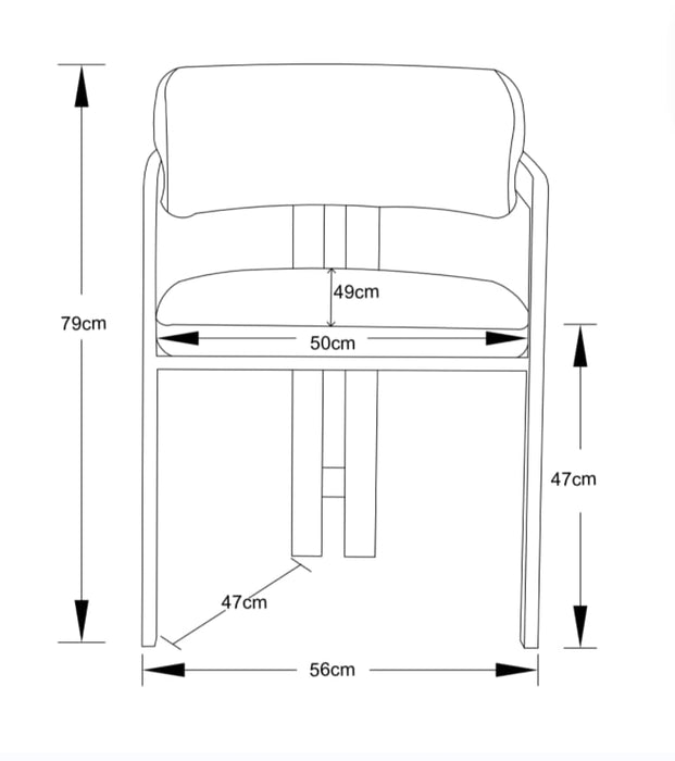 Chaise mellow pied effet noyer assise velours beige