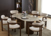TABLE A MANGER KEYSHA PIED NOYER PLATEAU CERAMIQUE SHAKESPEARE GRIS
180cm - image 5