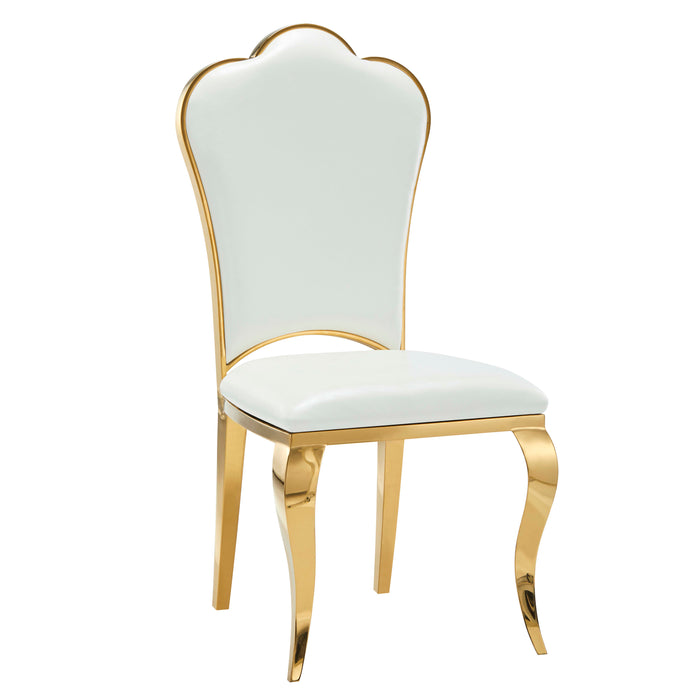 Lot de Chaises Prestige gold simili cuir - SAKURA - image 3
