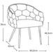 CHAISE BALLON GOLD VELOURS NOIR - image 4