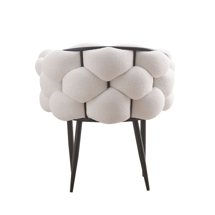 CHAISE BALLON DOUDOU PIED METAL NOIR - image 3
