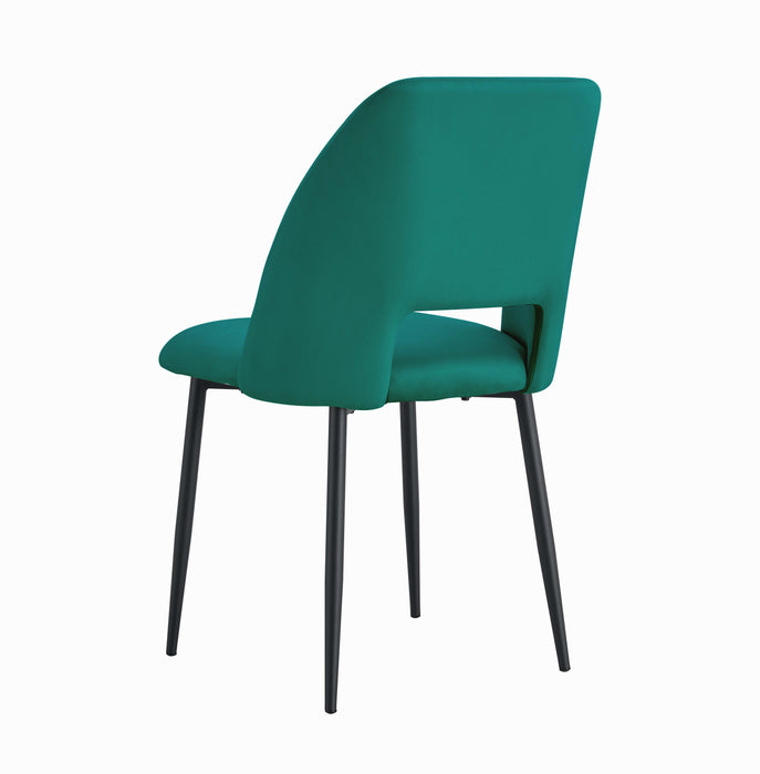 Lot de chaises AVA Métal noir Velours - image 3