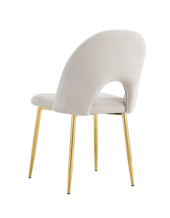 Lot de chaises TEDDY Gold velours - image 2