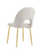 Lot de chaises TEDDY Gold velours - image 2