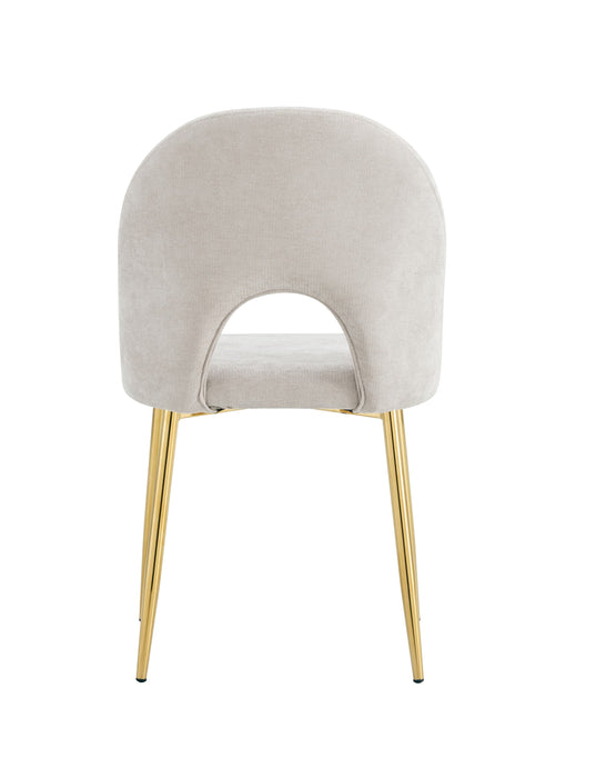Lot de chaises TEDDY Gold velours - image 3