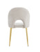 Lot de chaises TEDDY Gold velours - image 3