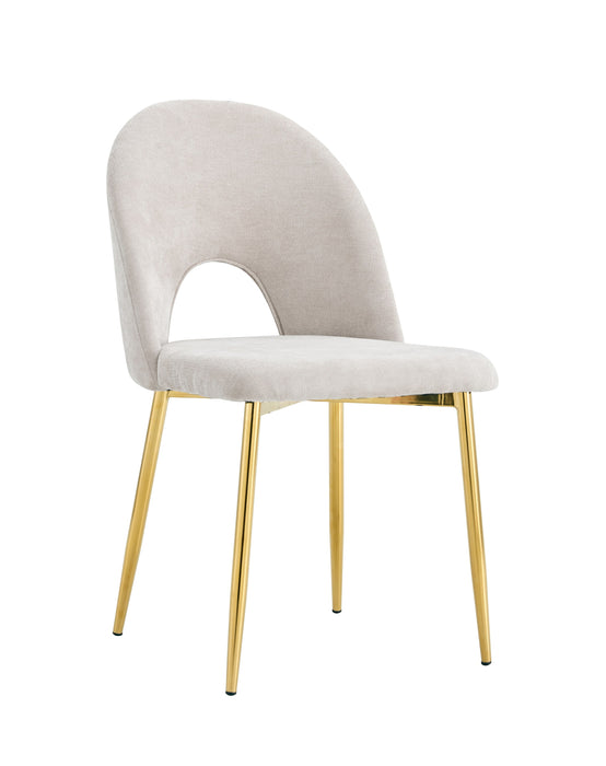 Lot de chaises TEDDY Gold velours - image 1