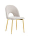Lot de chaises TEDDY Gold velours - image 1