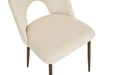 CHAISE TEDDY METAL EFFET NOYER ASSISES VELOURS BEIGE - image 4