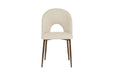 CHAISE TEDDY METAL EFFET NOYER ASSISES VELOURS BEIGE - image 1