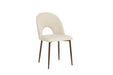 CHAISE TEDDY METAL EFFET NOYER ASSISES VELOURS BEIGE - image 2