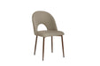 CHAISE TEDDY METAL EFFET NOYER ASSISES VELOURS TAUPE - image 2