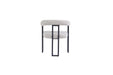 CHAISE NAIA PIED METAL NOIR ASSISE TWEED CAPPUCCINO - image 3