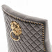 CHAISE LION MATELASSE GOLD ANTHRACITE - image 6