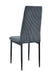 Lot de 4 chaises KLARNA PIEDS NOIR COTELE GRIS - image 2