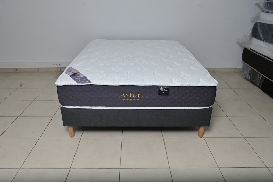 MATELAS A RESSORTS ENSACHES ASTON 160X200X25