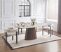 CHAISE VAIANA PIEDMETAL NOIR ASSISES VELOURS BEIGE - image 5
