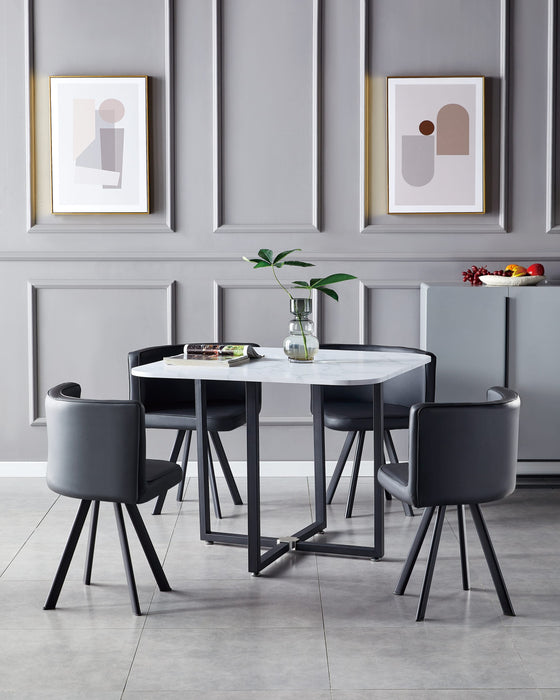 Ensemble Table et 4 Chaises VENDOME - Modernité et élégance - image 1