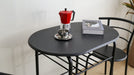 Ensemble table + 2 chaises CARRY Mdf l 80 cm - image 4