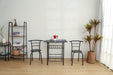 Ensemble table + 2 chaises CARRY Mdf l 80 cm - image 2
