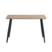 Table à manger style industriel en bois AMMO métal noir - image 2