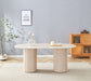 TABLE A MANGER KEYSHA TRAVERTIN CERAMIQUE TRAVERTIN 180x90cm (DT992) - image 4