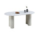 Table VENEZIA plateau céramique marbré blanc L 180 cm - image 2
