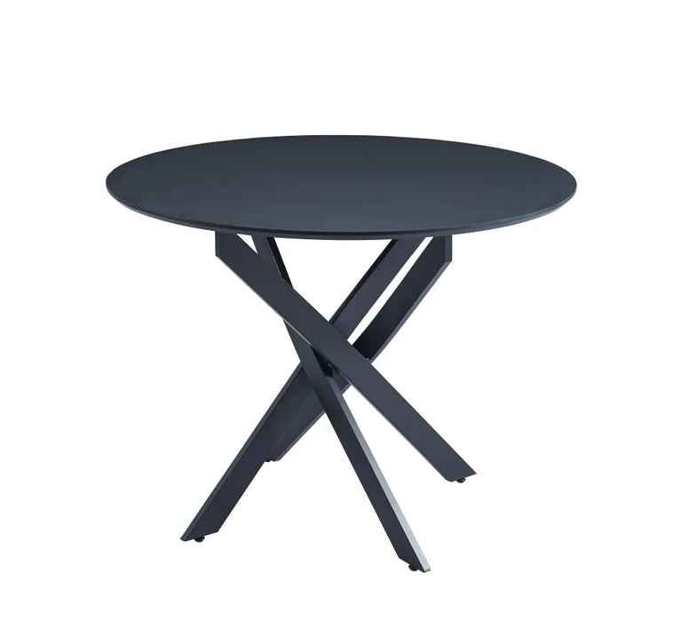 TABLE A MANGER EN BOIS JESSICA PIEDS METAL NOIR - image 2