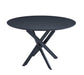 TABLE A MANGER EN BOIS JESSICA PIEDS METAL NOIR