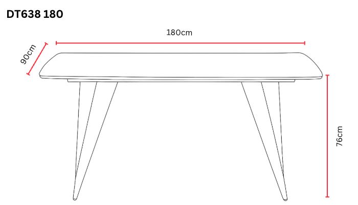 TABLE A MANGER GRAFFI PIED CHROME PLATEAU EN CERAMIQUE MARBRE BLANC180x90x75cm - image 4