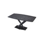 TABLE REPAS CERAMIK NOIR 180X90X75cm
