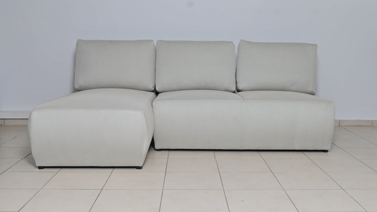 DYONISOS SONIC 23 CANAPE ANGLE SONIC 23 TISSU 3D BEIGE - image 1