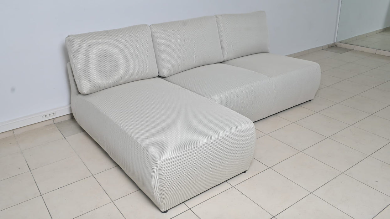 DYONISOS SONIC 23 CANAPE ANGLE SONIC 23 TISSU 3D BEIGE