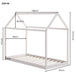 Lit cabane ROBINSON en bois 90x190 cm avec sommier intégré - image 2