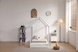 Lit cabane ROBINSON en bois 90x190 cm avec sommier intégré - image 5