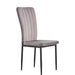 Lot de 4 chaises PONY assise velours pieds métal - image 1