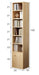 BIBLIOTHEQUE WOODLINE  EN BOIS 180CM