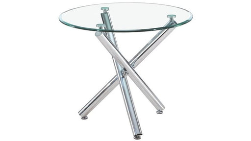 TABLE REPAS LINE TRANSPARENT 100cm
