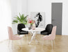 CHAISE LUXURY CHROME VELOURS NOIR - image 5