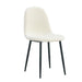 Lot de chaises SCANDINAVE en velours pieds métal noir - image 1