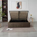 LIT DOUBLE COFFRE OLIVIA CHENILLE MOKA 140X190CM - image 3
