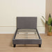 LIT MELBOURNE VELOURS GRIS 90*190cm - image 1