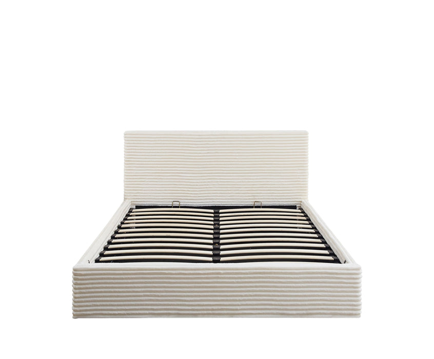 LIT COFFRE MAIA COTELE ECRU 140x190cm - image 1