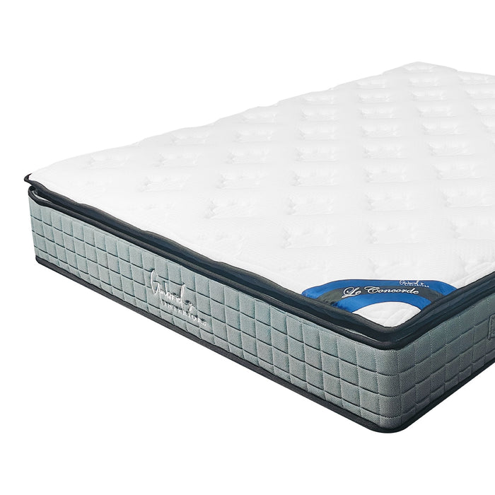 MATELAS A RESSORTS ENSACHES LE CONCORDE 90X200X25cm - image 1