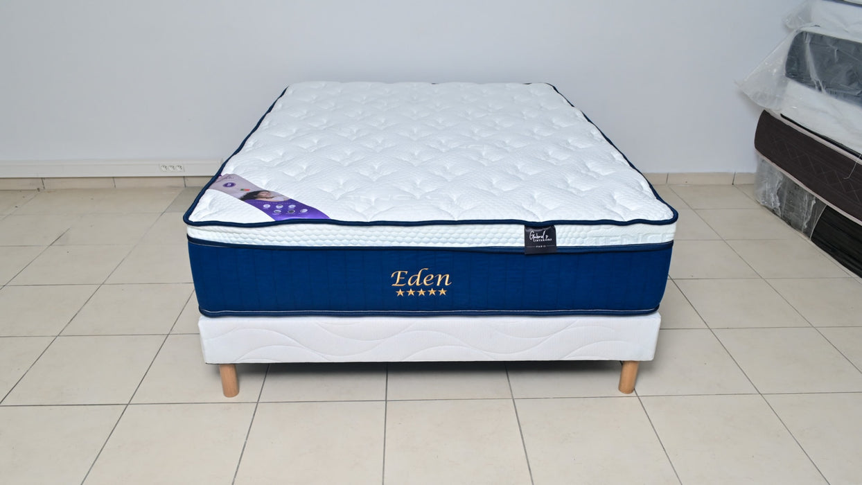 MATELAS A RESORTS AVEC SUR MATELAS EDEN 160x200x32
