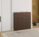 MEUBLE A CHAUSSURES BEYROUTH MDF EFFET NOYER 80cm - image 4